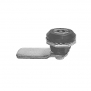 Locks for electrical cabinets and shields RZ L1821.A.1-10045, polyamide, double bit 5 mm 2