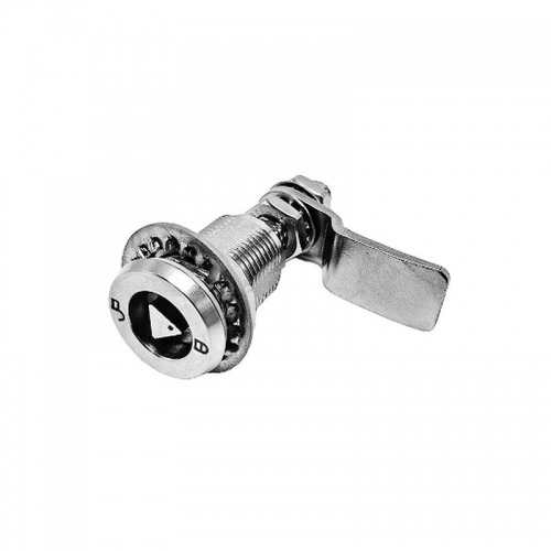 Triangle lock RZ L32-7.3.A.SS-10045, stainless steel, H 32 mm, compression