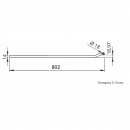 Плоска тяга з роликом RZ 305C.2.802, L = 802 мм 1 Плоска тяга з роликом RZ 305C.2.802, L = 802 мм 1