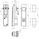 The handle lock industrial RZ 007-1 2
