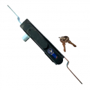 Hardware for telecoms cupboard RZ L925.1.1.0 SW-10845, polyamide, ins. differ. key, h=8 mm, L=45 mm, with rod mechanism, for 1 lps, 2 keys 3