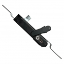 Lock for control unit RZ L925.1.1.3 SW-10845, polyamide, recessed triangular profile, h=8 mm, L=45 mm, for 1 TZP, with mechanism for control rods 1 Lock for control unit RZ L925.1.1.3 SW-10845, polyamide, recessed triangular profile, h=8 mm, L=45 mm, for 1 TZP, with mechanism for control rods 1