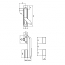 Фурнитура для электротехнического шкафа RZ L925BC.1.2.0.SW-10045, без цилиндра 4